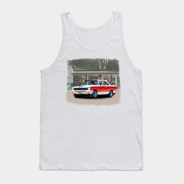 1969 AMC Hurst S/C Scrambler in our filling station series Tank Top by Permages LLC